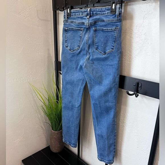 Fashion Nova high waist ripped skinny jeans size 5 - Picture 4 of 15